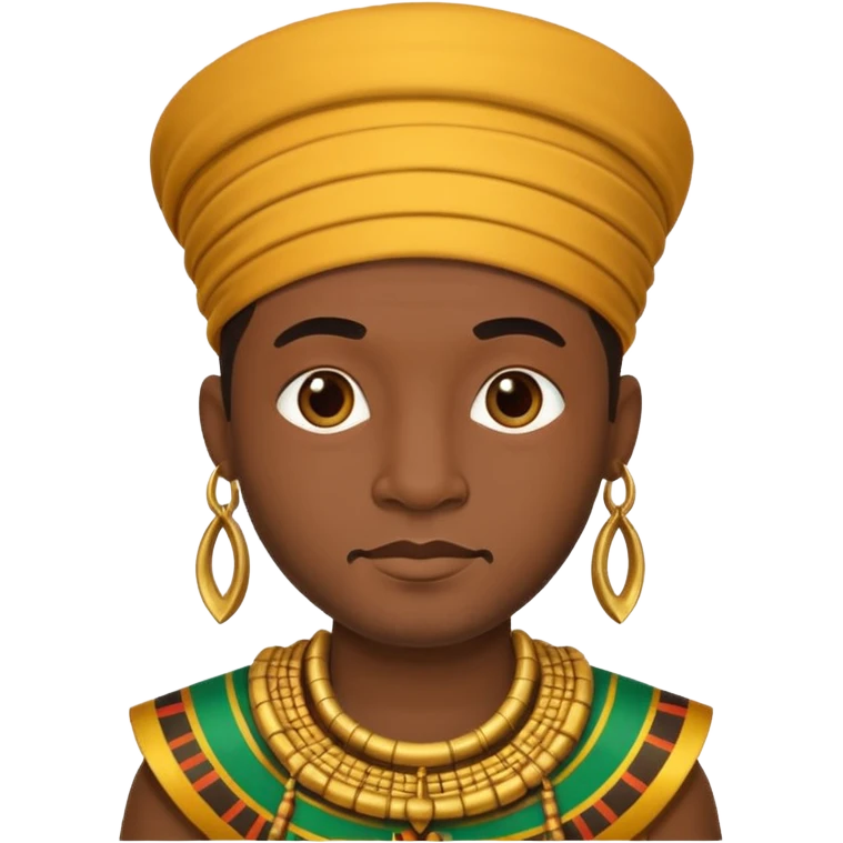 man with african traditional emoji