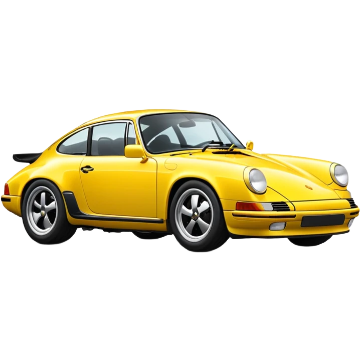 yellow porsche side emoji