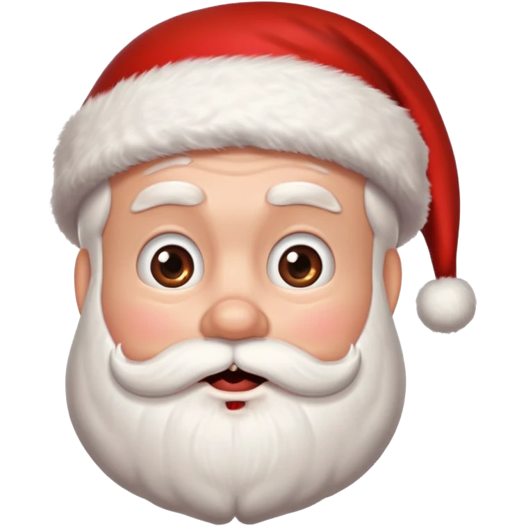 papai noel surpreso emoji
