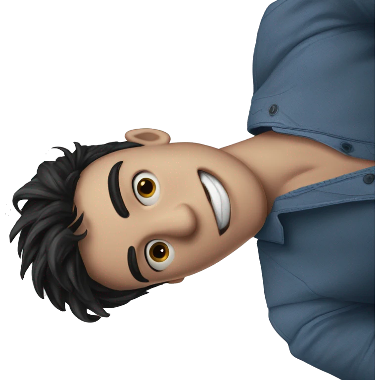 happy boy staring at you emoji