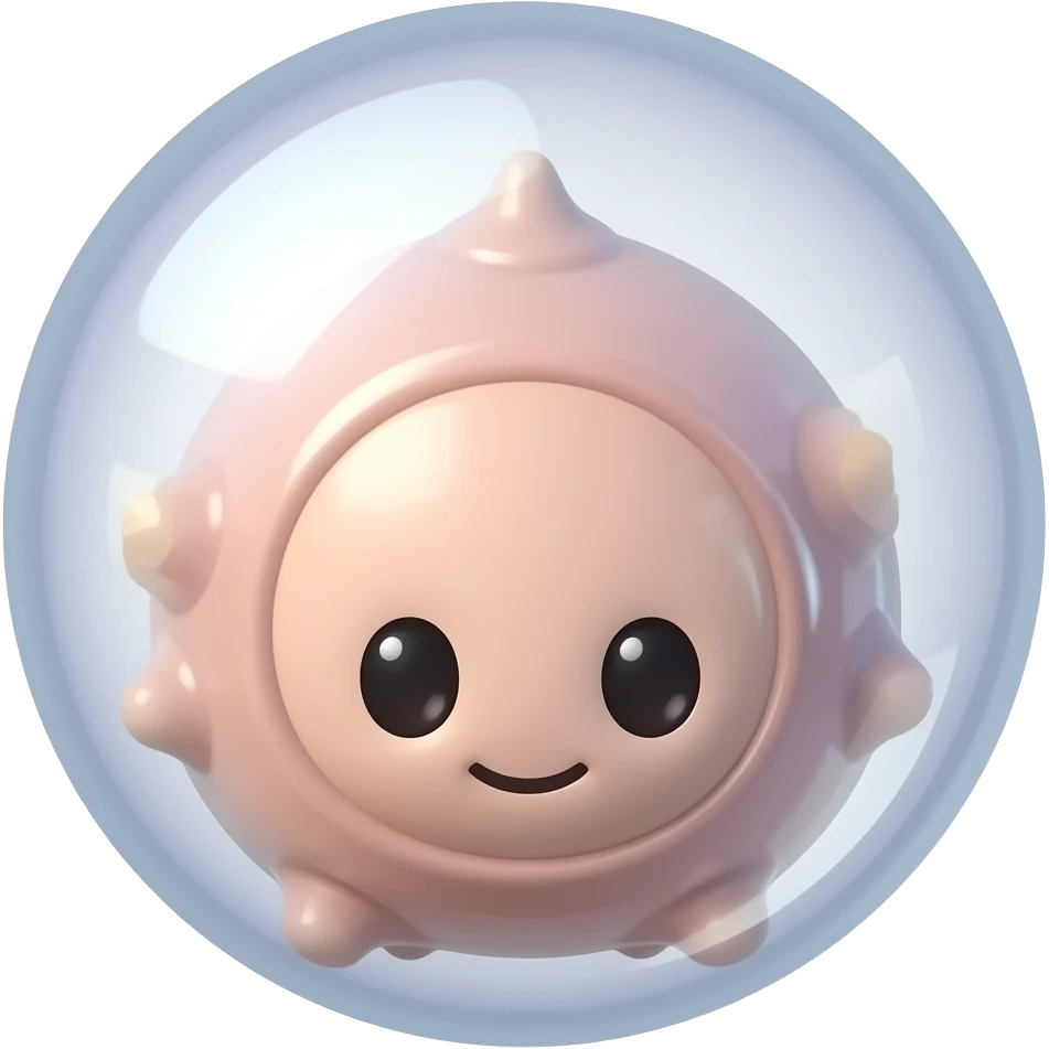 Bubblegum cocoon emoji
