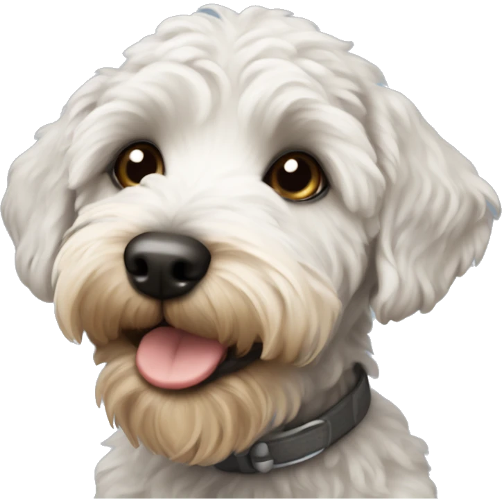 Schnoodle puppy emoji