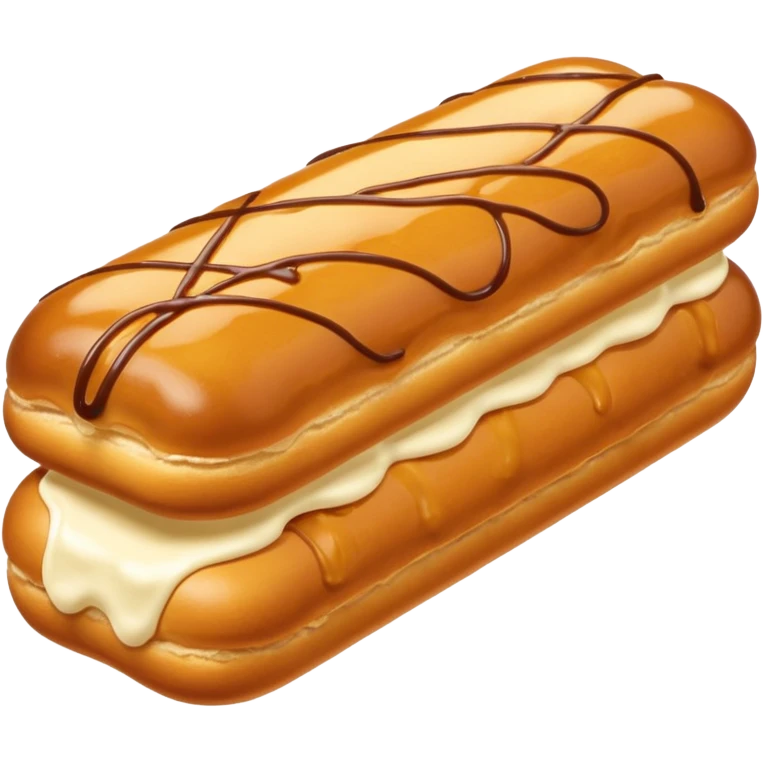 Butterscotch éclair  emoji