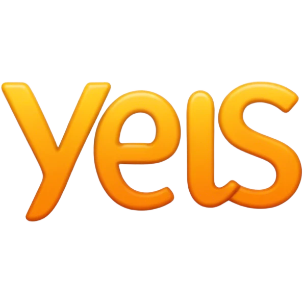 The word yes emoji