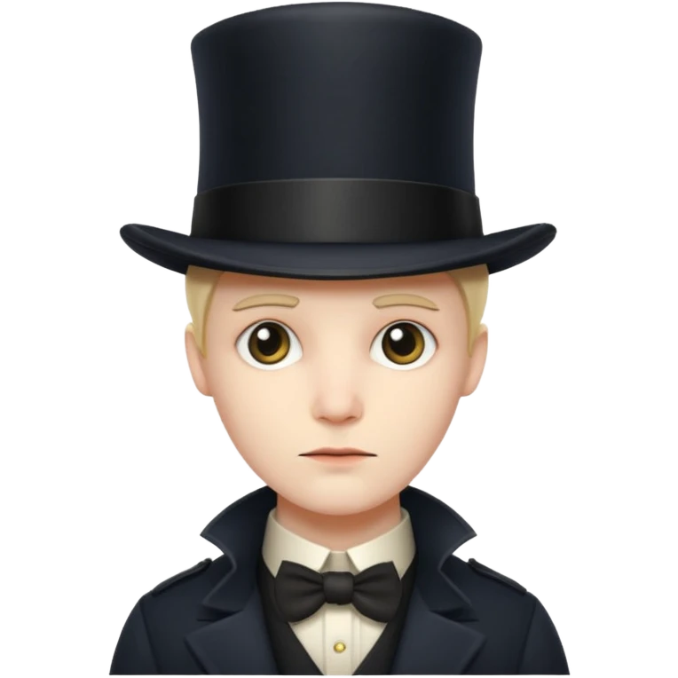 Detective with a tophat emoji