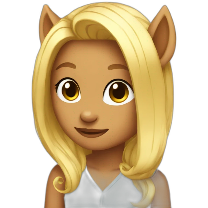Pony girl emoji