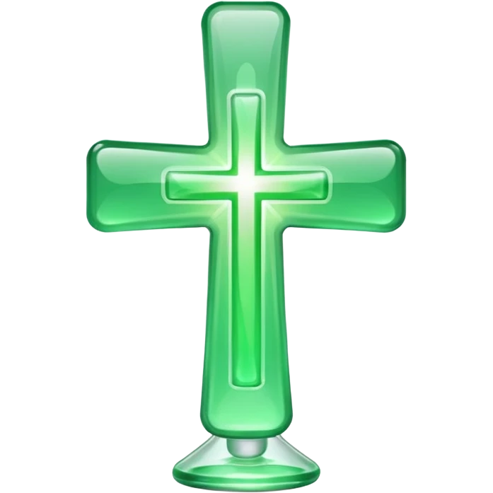 green pharmacy cross emoji