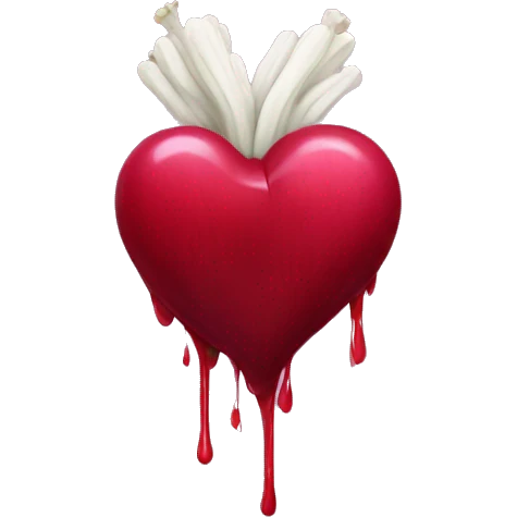 Bleeding heart emoji