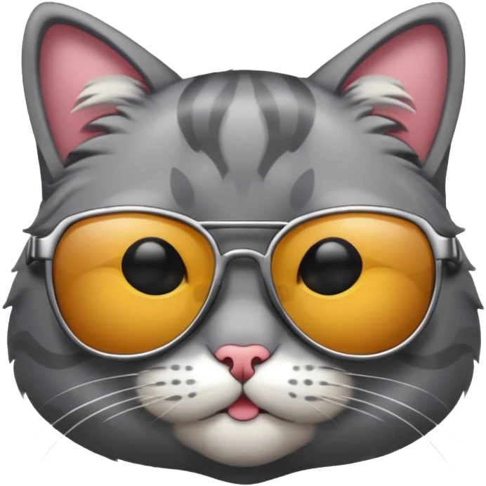 Cat wearing sunglasses emoji
