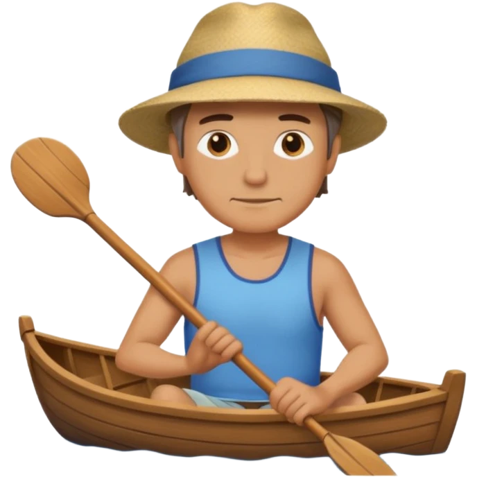 man rowing boat emoji