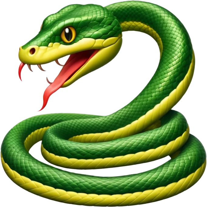 DANGEROUS LOOKING SNAKE emoji