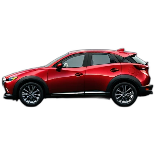 Mazda cx-3 red emoji
