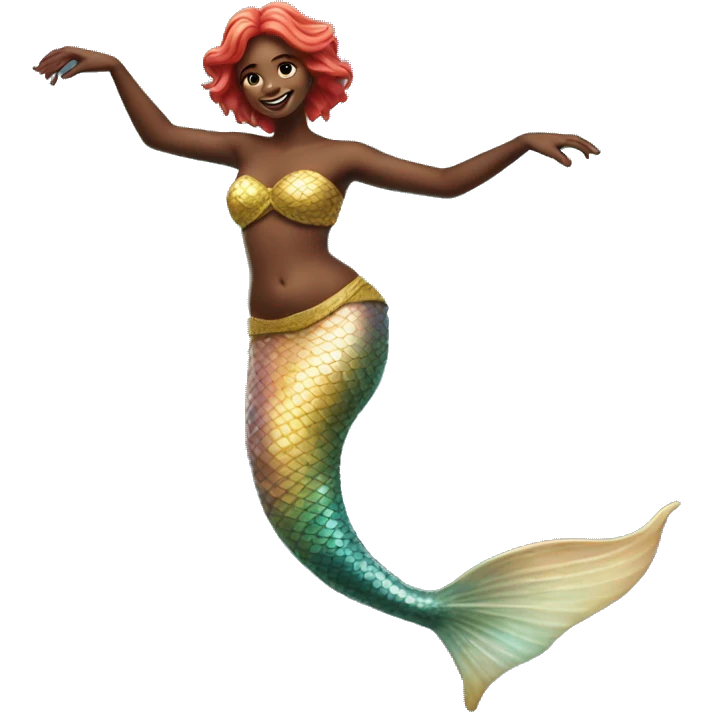 Dancing mermaid realistic  emoji