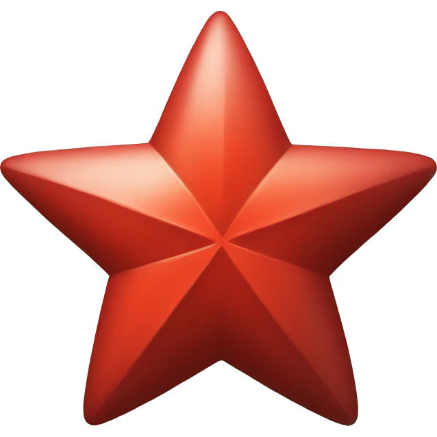 RED STAR emoji