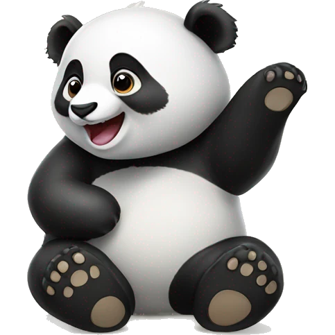 happy animal panda emoji