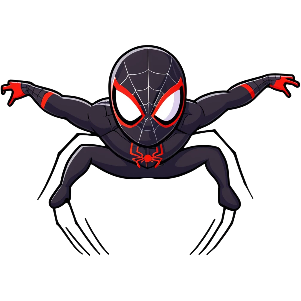 Miles Morales Spider-Man emoji