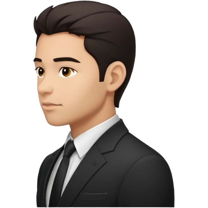 Man in suit side emoji