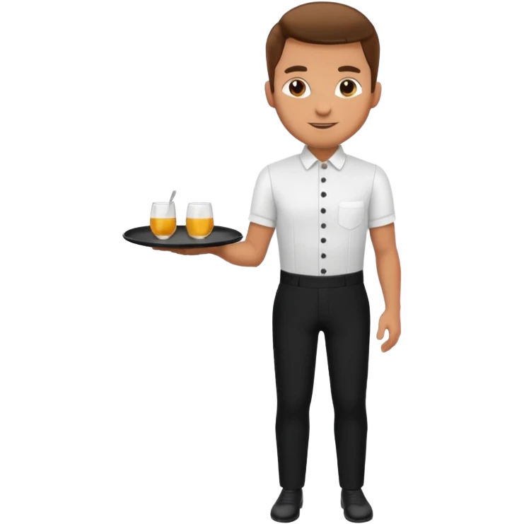 waiters full body emoji