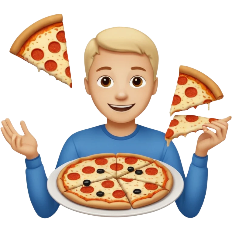 Italian brainrot with pizza emoji