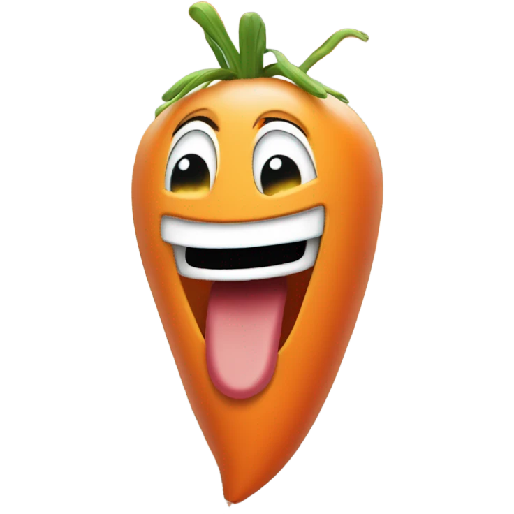 sigma eating carrot emoji