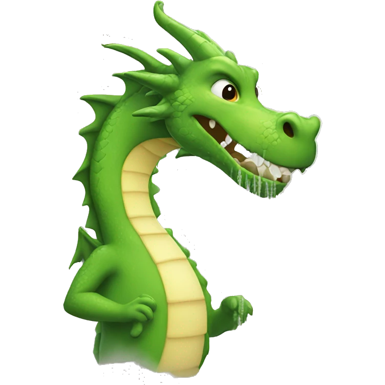 Dragon in the Shower emoji
