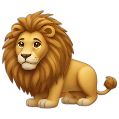 Lion side view emoji