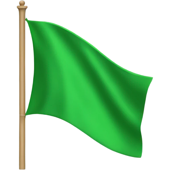 Green flag emoji