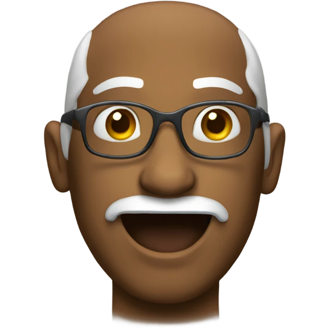 Usando óculos dando lingua emoji