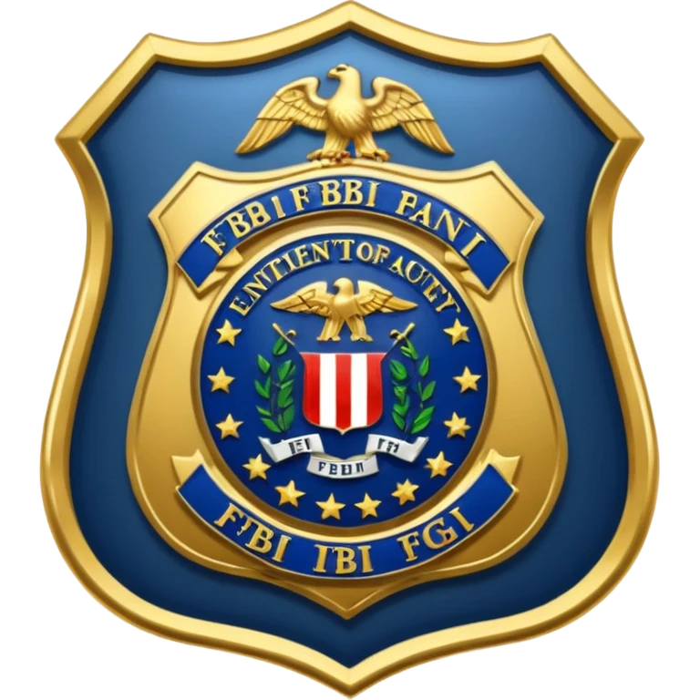 The FBI badge. real one emoji