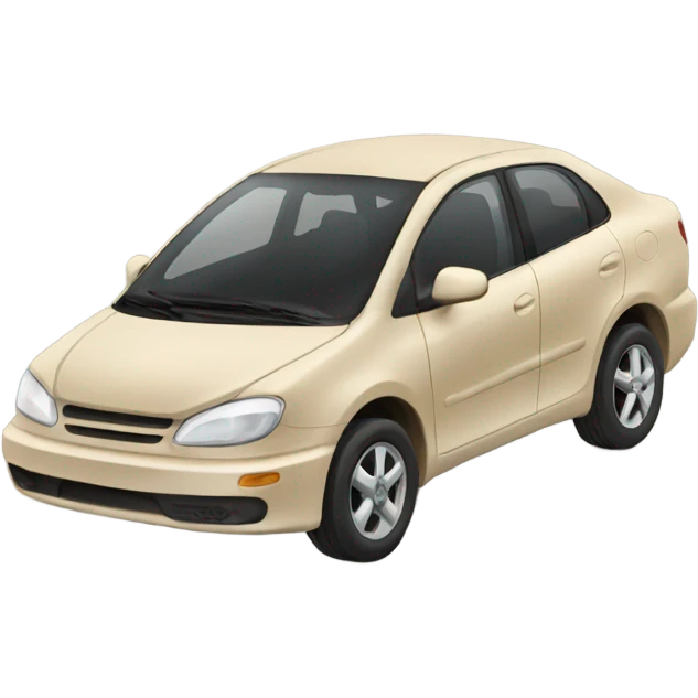 Beige car emoji