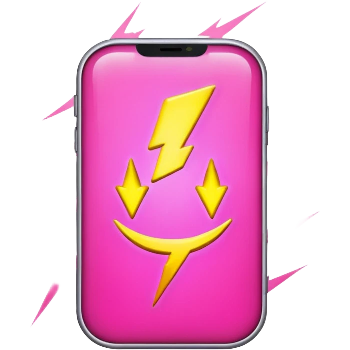 pink high voltage emoji