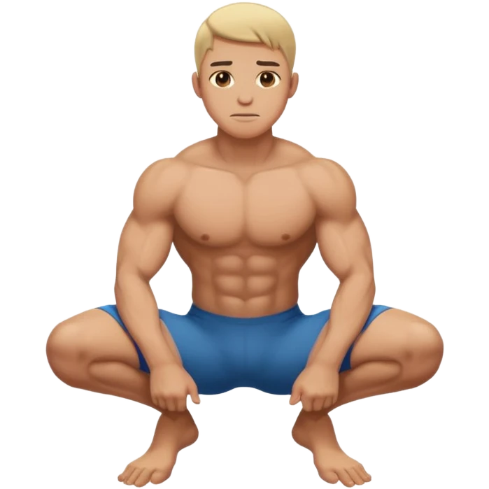 kneeling straddle emoji