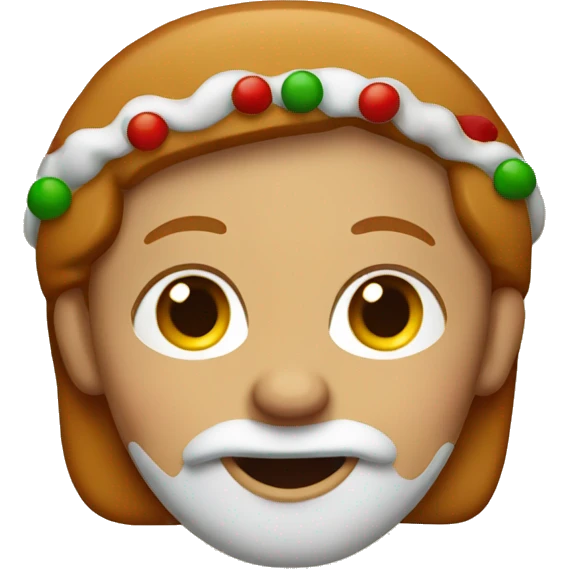 ginger bread christmas emoji