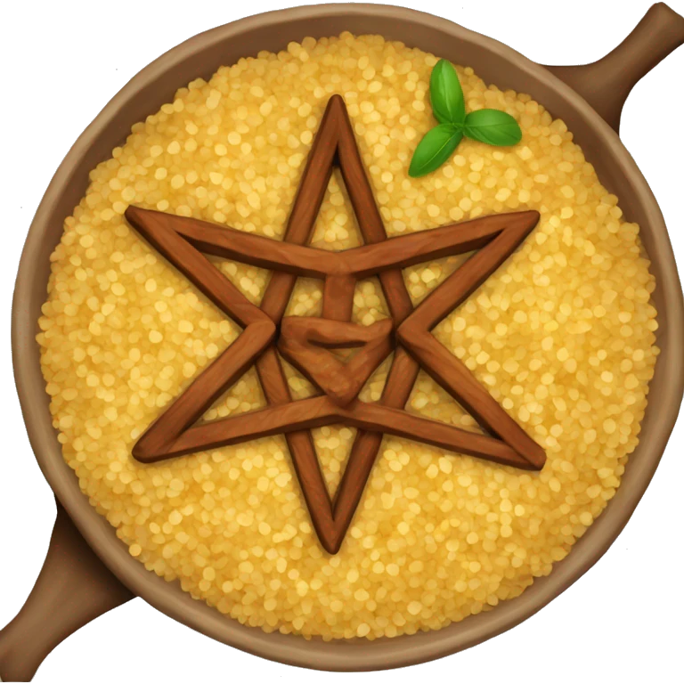 Moroccan couscous dish emoji