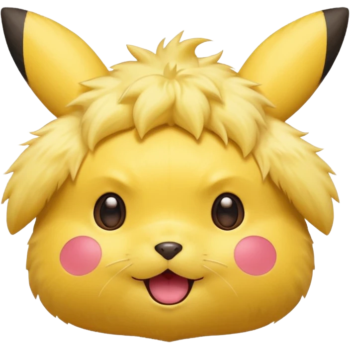 Pikachu face emoji