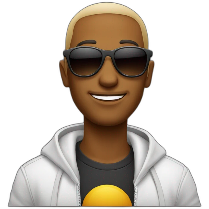 cool guy wearing sun glasses emoji