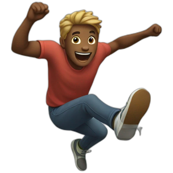 Jump emoji