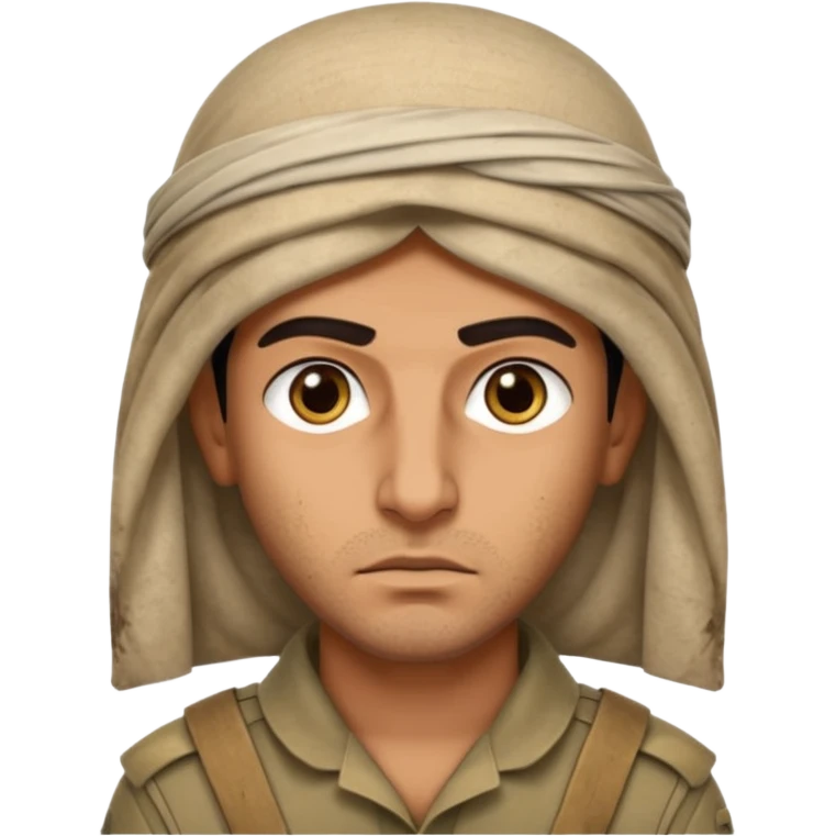 Arab 1984 soldier face emoji