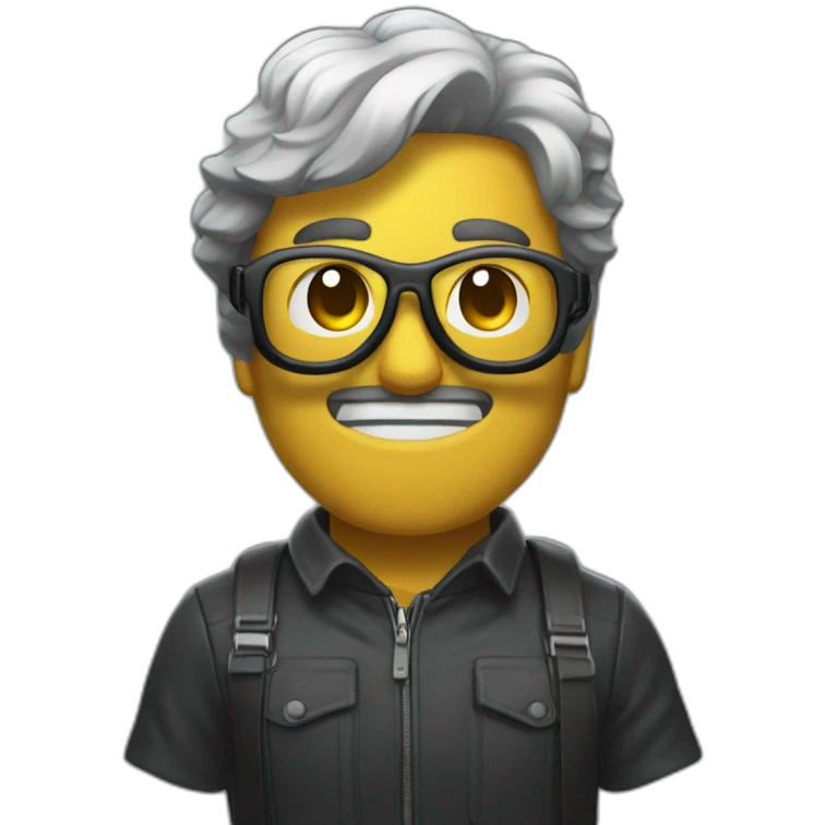 Persona con gafas de vr emoji