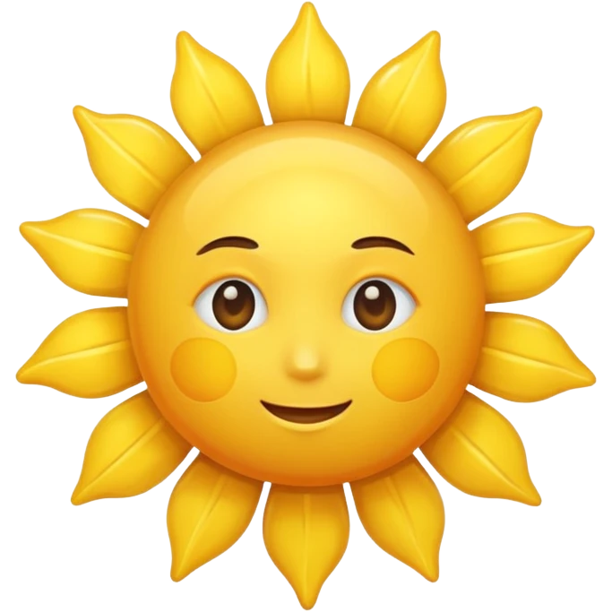 Sun emoji