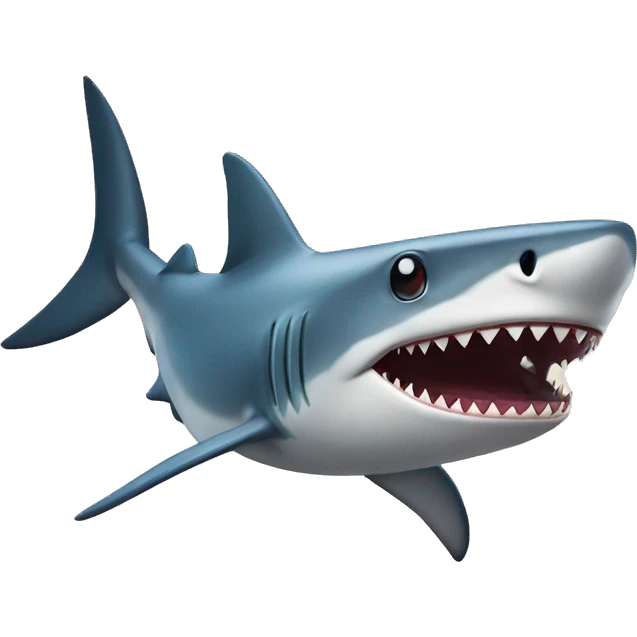 Shark with a top hat  emoji