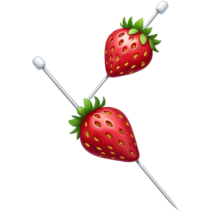 strawberry tanghulu emoji