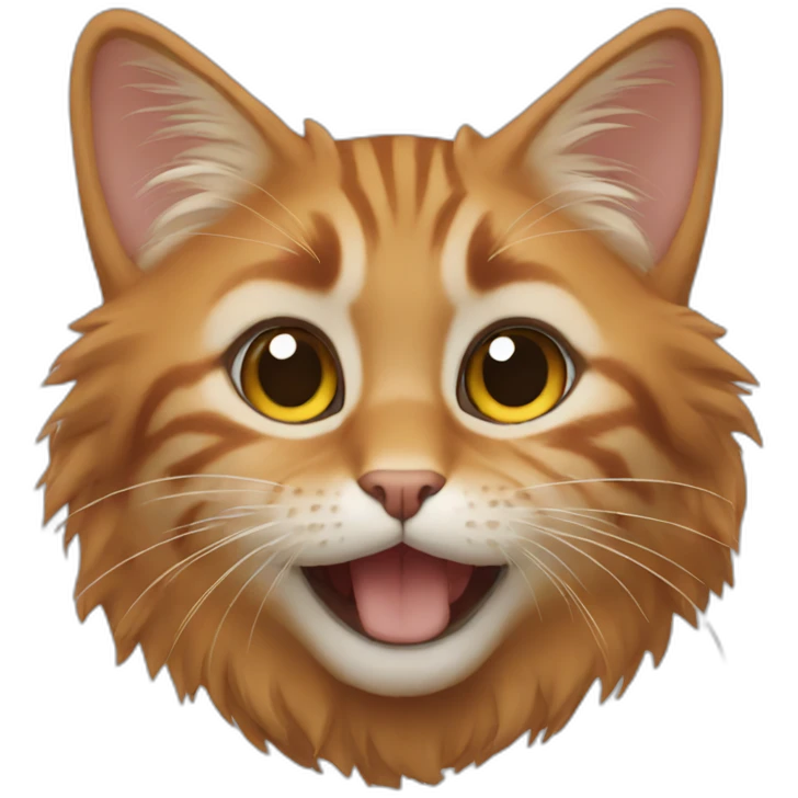 Chat roux emoji