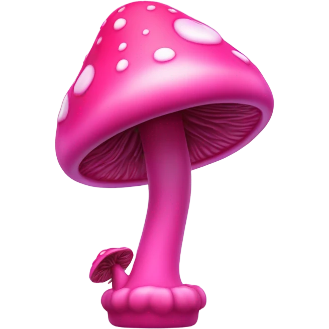 Pink mushroom bong emoji