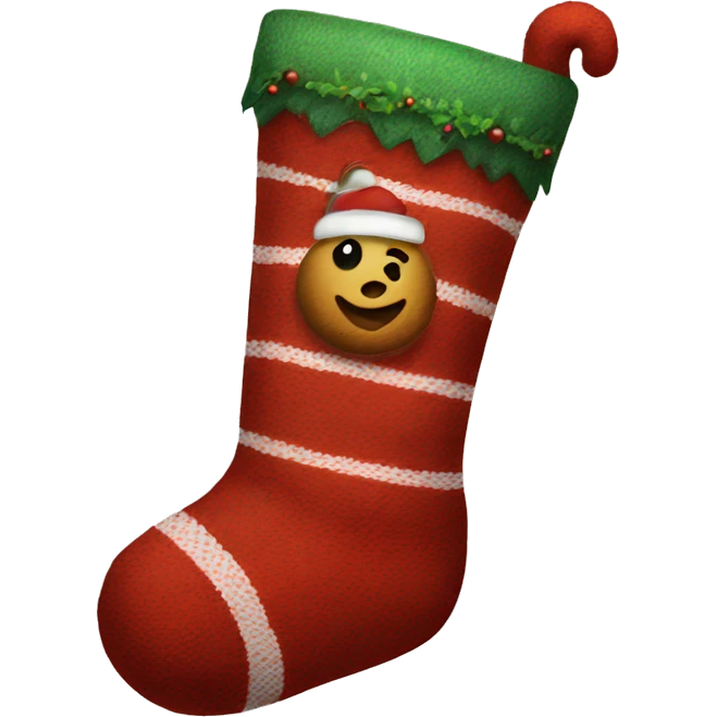 christmas sock emoji
