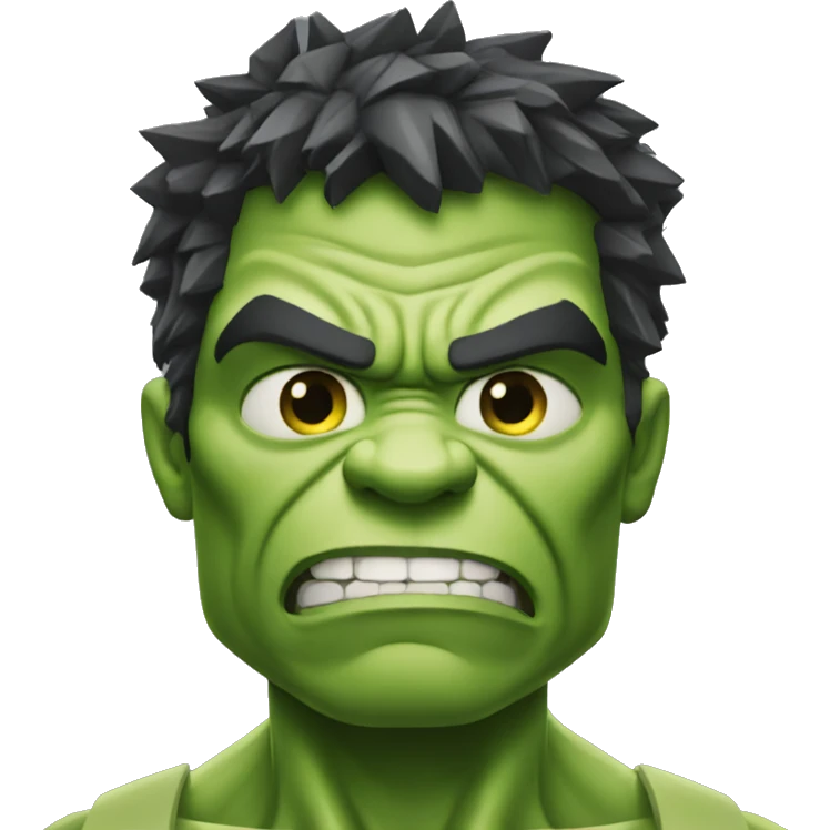 Hulk enfadado emoji