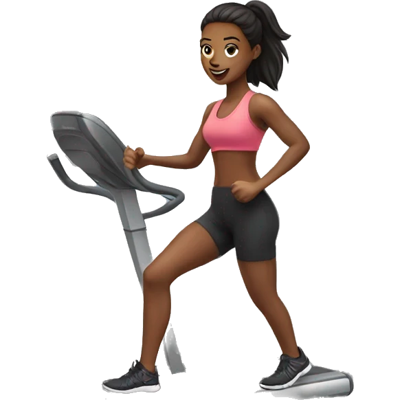 Cardio girl workout emoji