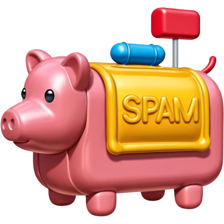  paris art city SPAM meat jeff koons style sculpture arty landscape  emoji