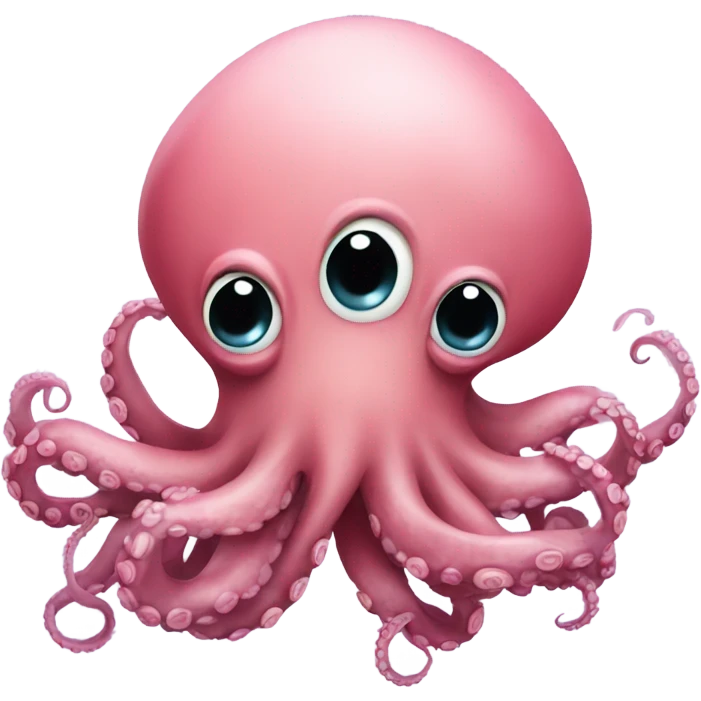 Octopus in love emoji