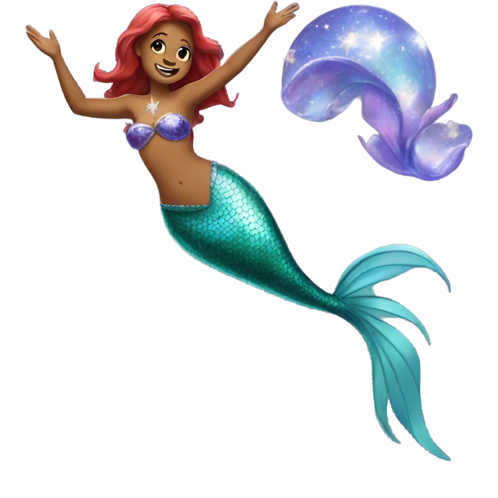 mermaid dancing with stars emoji